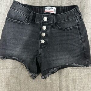 abercrombie kids high rise mini mom short